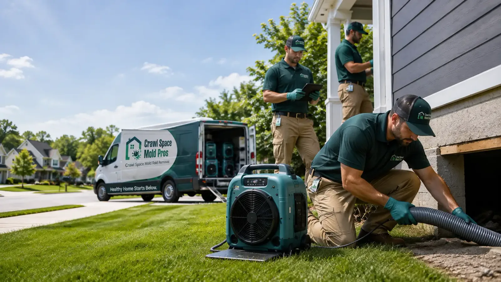 Crawl Space Mold Removal in Spring Valley, IL